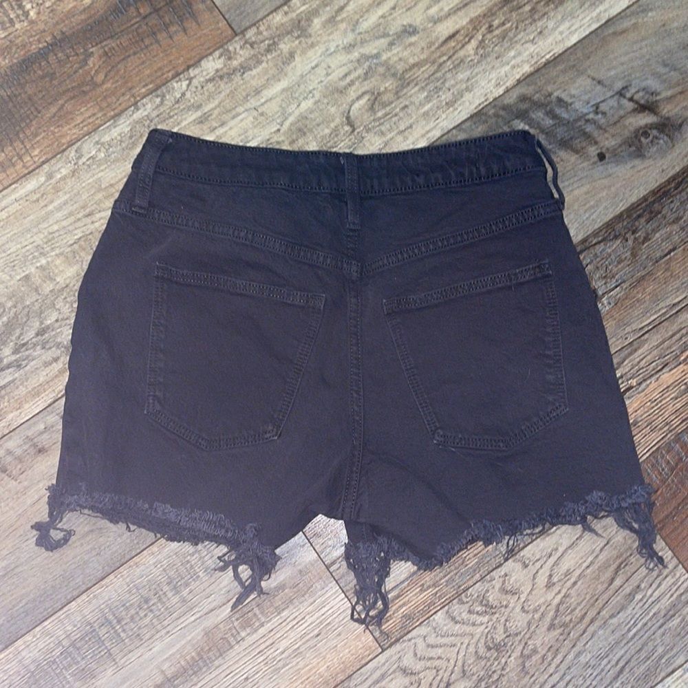 Universal Thread Gray Vintage Midi Denim Cut Off … - image 5